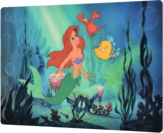 Immagine prodotto Disney Ariel, Flounder, Sebastian cartolina lenticolare (1 pz.)