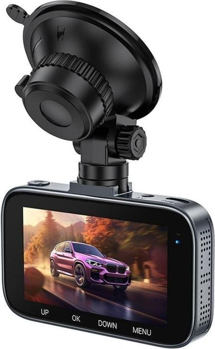 Produktbild Hoco Headphone with microphone car camera with screen 3" 1080P/30fps DV5 iron gray (Eingebautes Display, Eingebautes Mikrofon, Full HD)