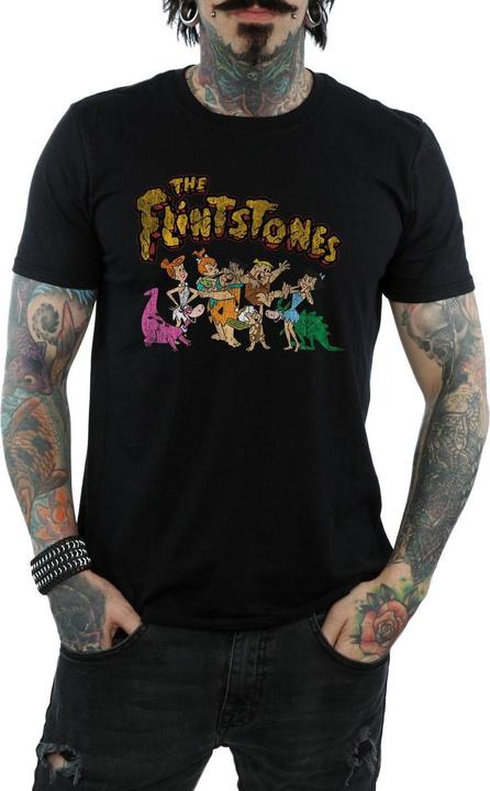 Produktbild The Flintstones Group Distressed TShirt (M)