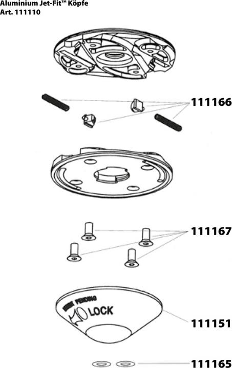 Immagine prodotto Oregon Testa di falciatura Jet Fit 2xFaden - Facile cambio di filo (Lenza per tagliabordi + rocchetto di lenza)
