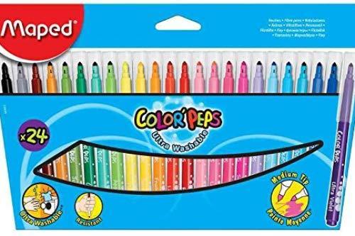 Actual product image Maped Markers Color Peps, 24 colors (Multicolored, 24 x)