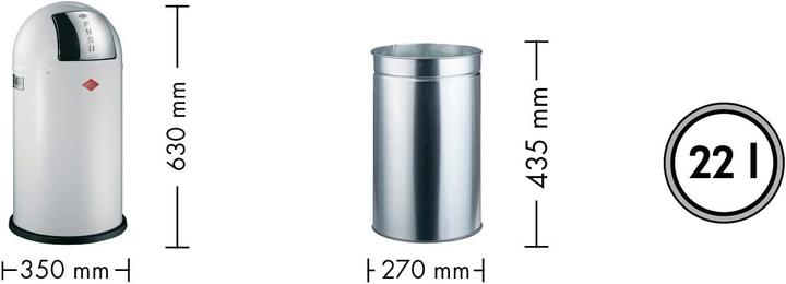 Image du produit Wesco Pushboy Junior (22 l)