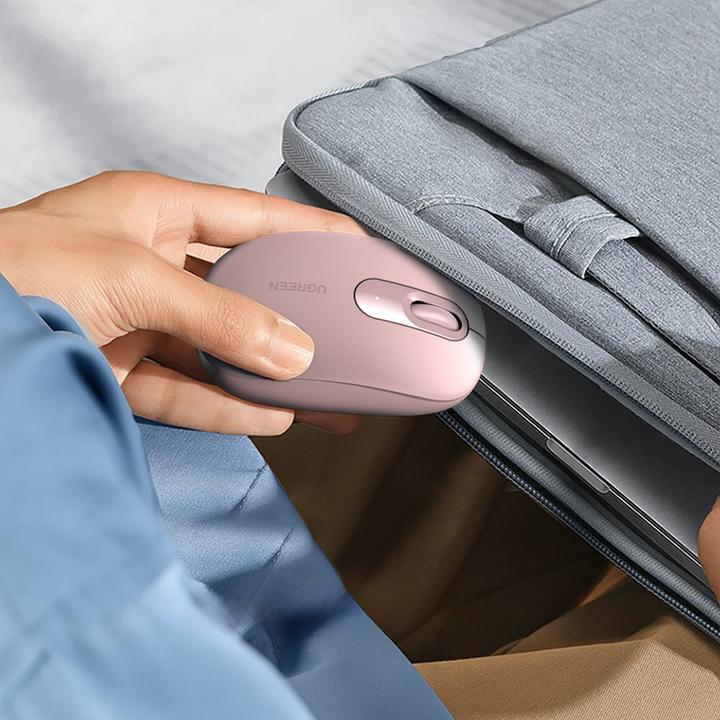 Actual product image Ugreen Wireless mouse 90686 2.4G (cherry pink) (Wireless)