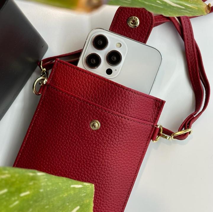Image du produit PhoneLook Etui universel élégant pour smartphone jusqu'à 6,7 pouces en similicuir avec portefeuille (Apple iPhone 15)