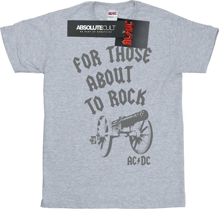 AC/DC Girls For Those About To Rock Cannon TShirt aus Baumwolle