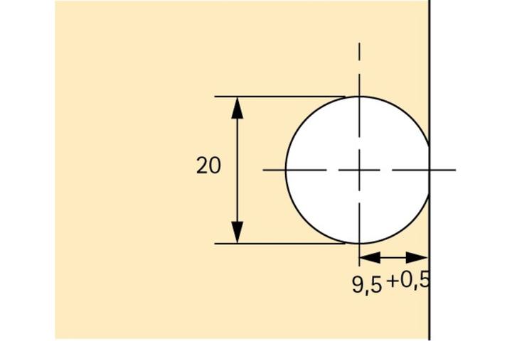 Produktbild Hettich Exzenter-Verbindungsbeschlag VB 35 (Verbindungsbeschlag, 1 Stk.)