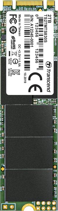 Actual product image Transcend 830S SSD 2 TB (2000 GB, M.2 2280)