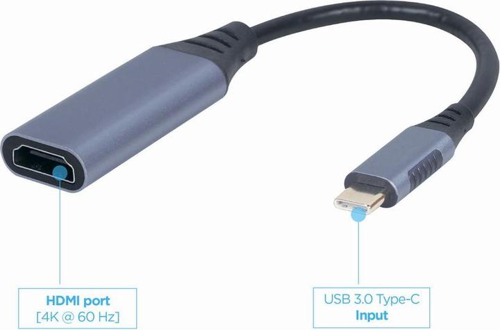 Image du produit Gembird USB C — HDMI (Typ A) (0.15 m, HDMI)