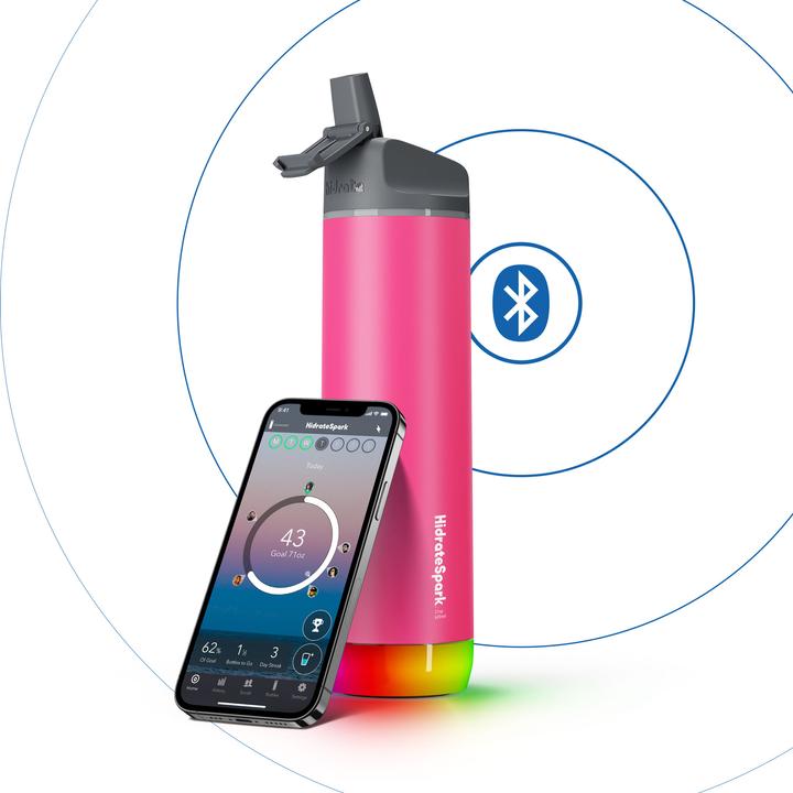 Actual product image HidrateSpark Hidrate Spark Pro 21 oz. Straw Fruit Punch (0.62 l)