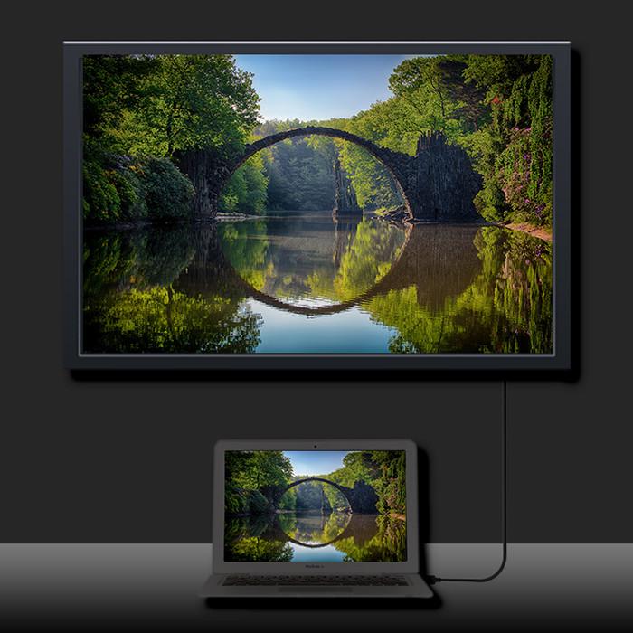 Actual product image Qoltec 50370 (0.50 m, DisplayPort)