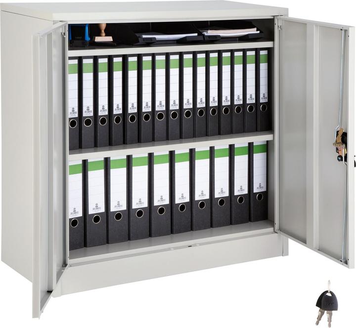 tectake Armadietto con 3 ripiani (90 x 40 x 90 cm)