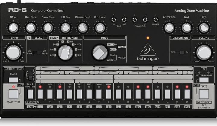 Image du produit Behringer RD-6-BK Maszyna perkusyjna - czarny