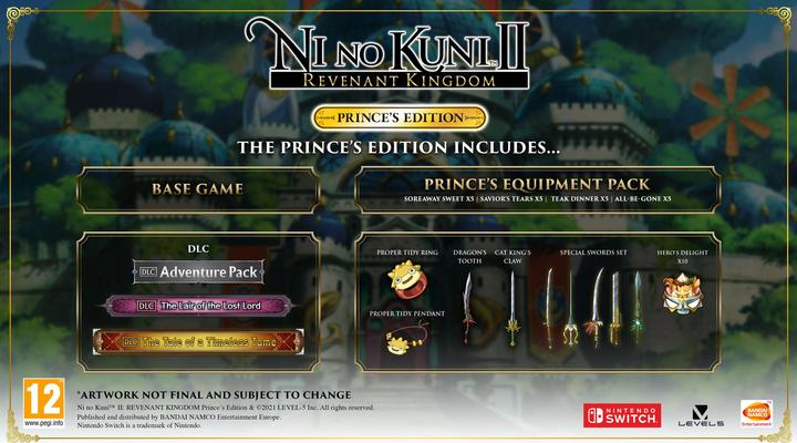 Actual product image Bandai Namco Ni No Kuni II (2): Revenant Kingdom Prince's Edition (Switch, Switch Lite, Switch OLED, EN)