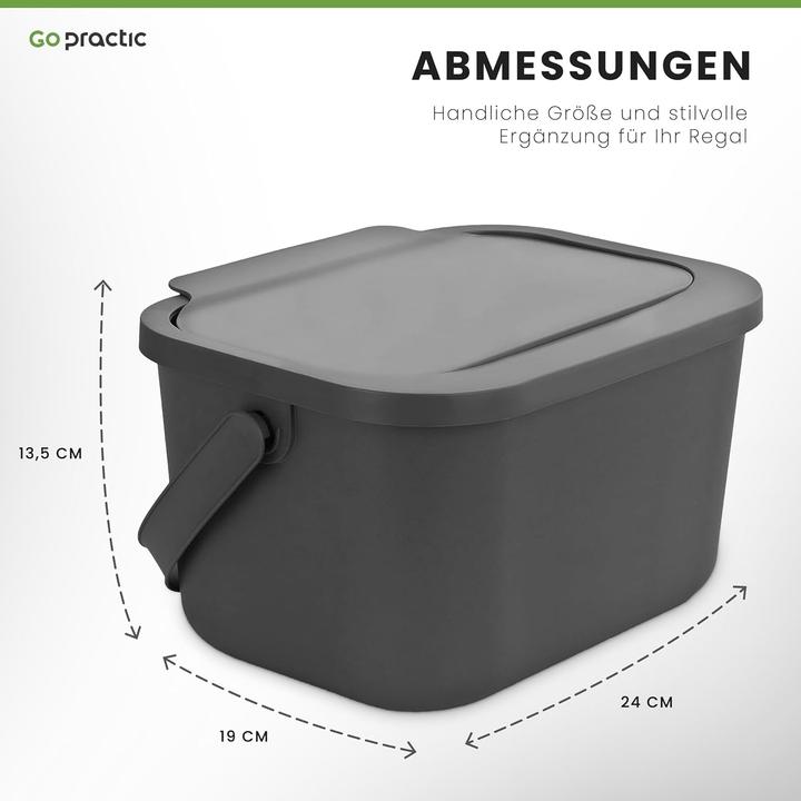 Produktbild Go Practic 4,5L Biomülleimer (4.50 l)