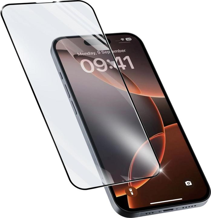 Immagine prodotto Cellularline Impact Glass Capsule - iPhone 16 Pro Max Vetro temperato resistente da bordo a bordo (1 Pezzo/i, Apple iPhone 16 Pro Max)