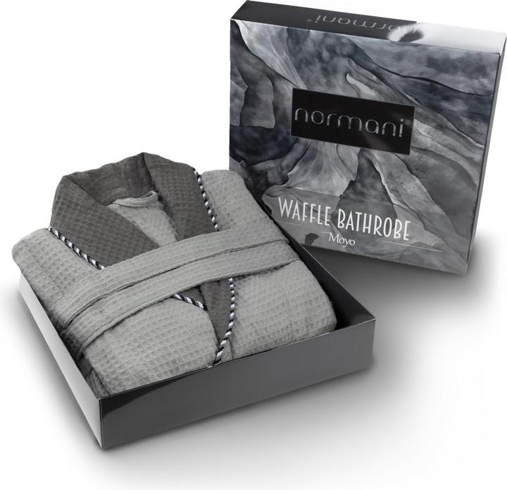 Produktbild Normani Herren Bademantel Waffelpique Moyo (3XL)