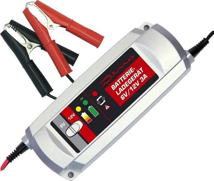 Image du produit Dino Batterieladegerät Erhaltungsladung (6V, 12V, 3 A)