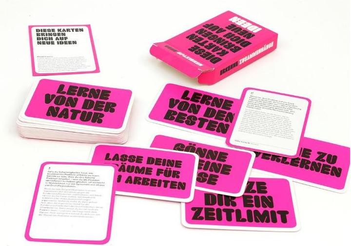 Produktbild 441289 - Diese Karten bringen dich auf neue Ideen - Kartenspiel (DE-Ausgabe) (Deutsch)