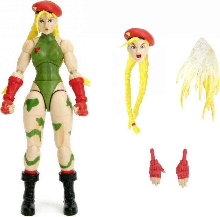 Actual product image Jada Street Fighter II Cammy 6" Figure