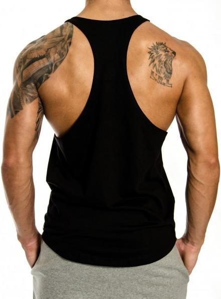 Actual product image Gym Generation Extreme Stringer BLACK (XL)