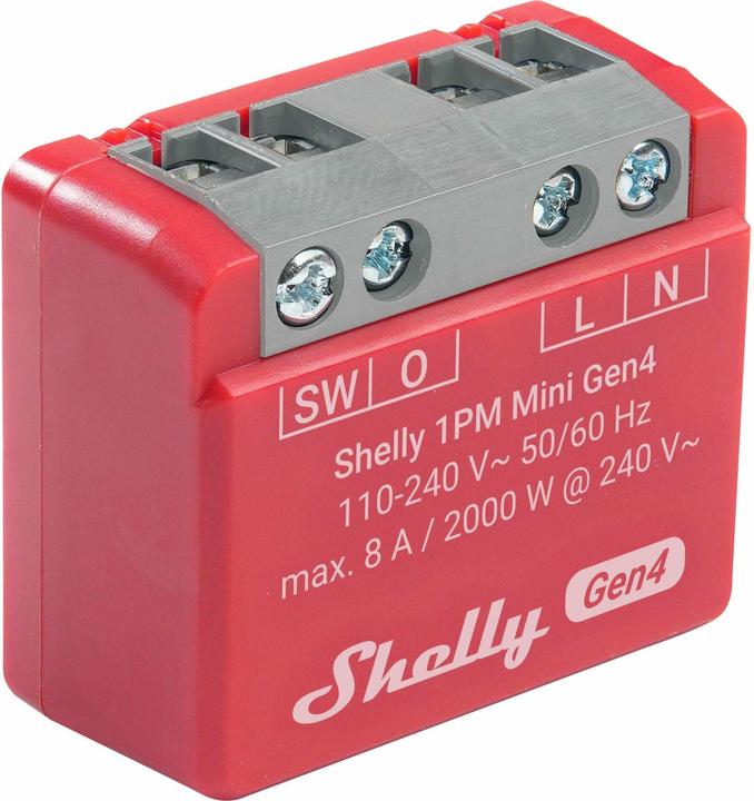 Produktbild Shelly 1PM Mini Gen4 (Schaltaktor)