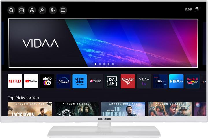 Produktbild Telefunken Fernseher 32 Zoll Smart TV VIDAA XF32VP750M-W Full HD Fernseher HDR TV mit Triple-Tuner (32", LED, Full HD, 2025)