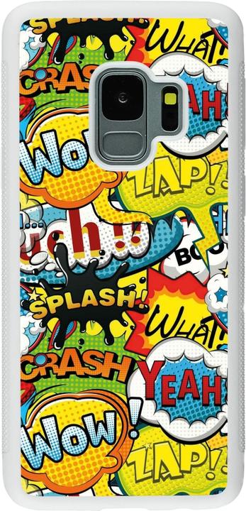 Actual product image PhoneLook Coque Silicone rigide blanc Cartoons slogans (Samsung Galaxy S9)