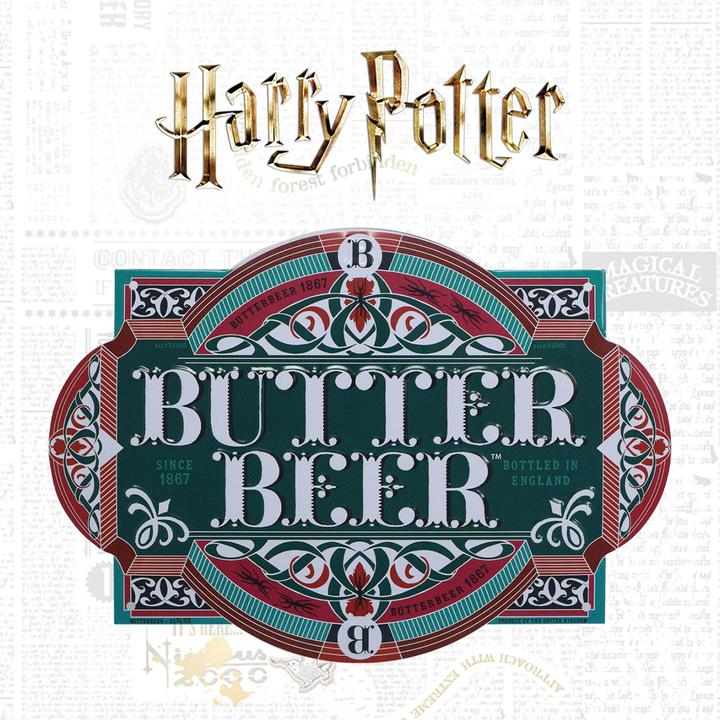 Produktbild Fanattik HARRY POTTER - Butter Beer - Metal Sign (28 x 20 cm)