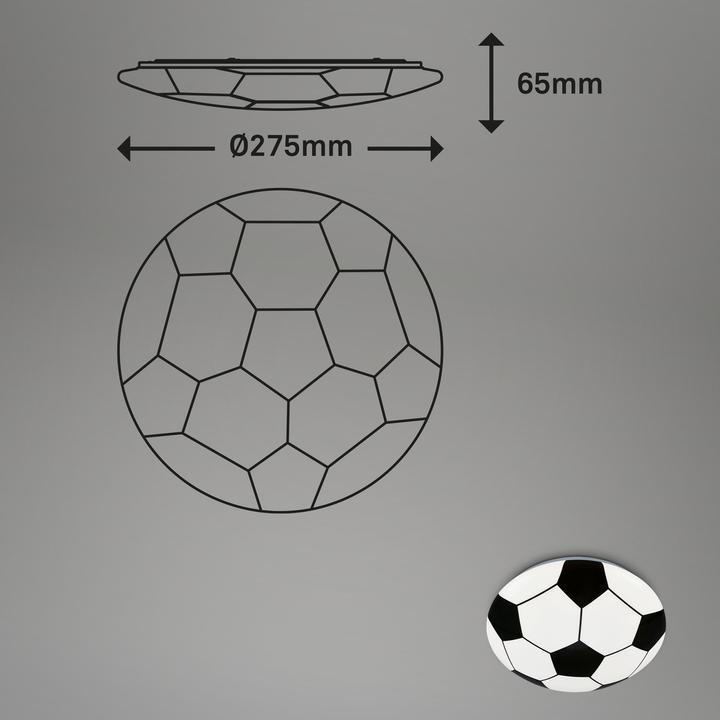 Produktbild Briloner LED Deckenleuchte Fussball (1300 lm)