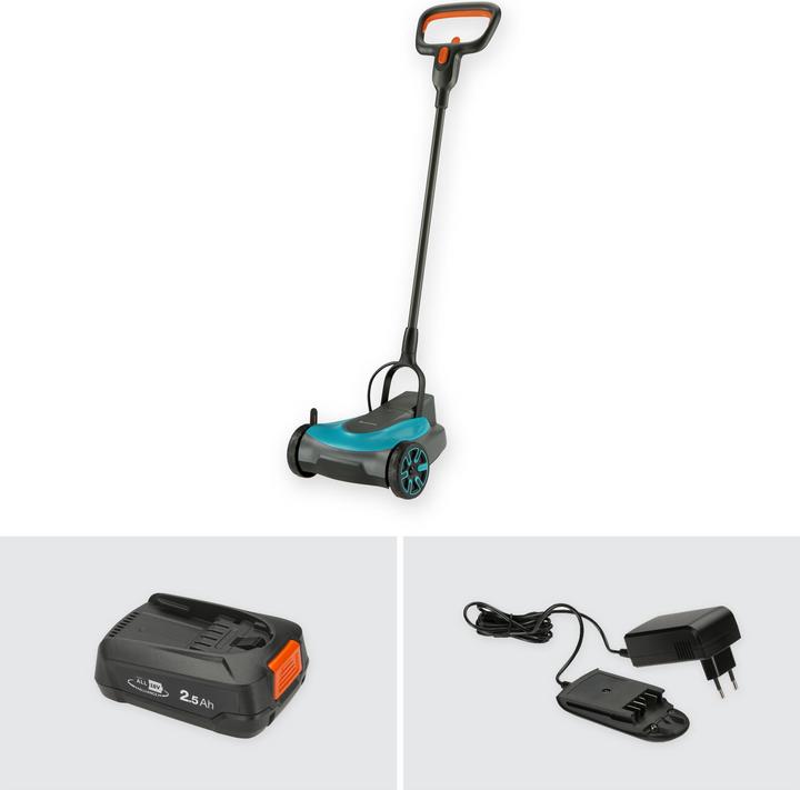 Actual product image Gardena HandyMower 22/18V P4A Ready-To-Use Set (Rechargeable battery operated)
