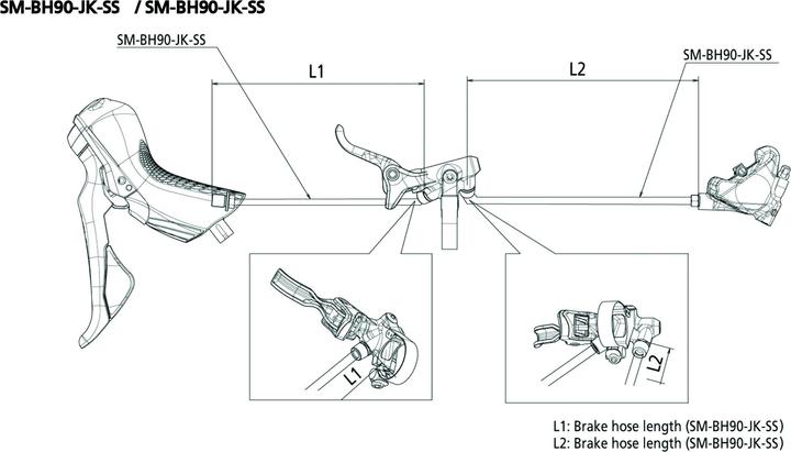 Immagine prodotto Shimano GRX BL-RX812 destro (Freno posteriore, Set freni)