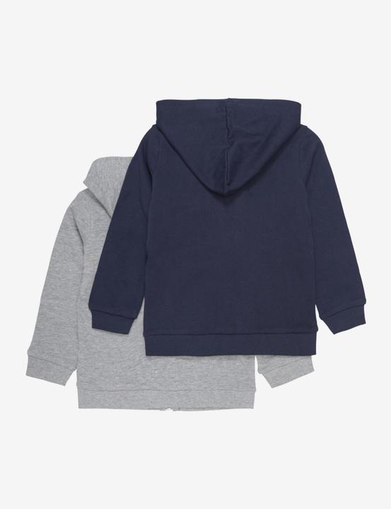 Image du produit Minymo Lot de 2 vestes sweat gris-mélange Gr. 116 (116)