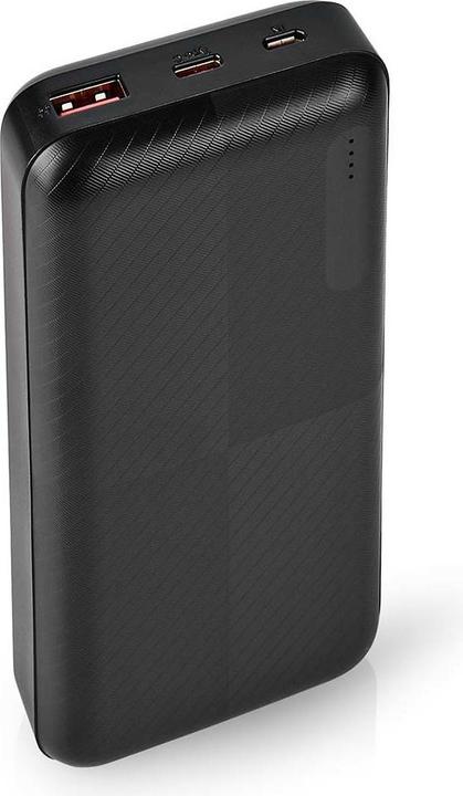 Actual product image Nedis Powerbank | 20000 mAh | 2x 3.0 A | Number of outputs: 2 | Output connection: 1x USB-A / 1x U (20000 mAh, 18 W, 74 Wh)