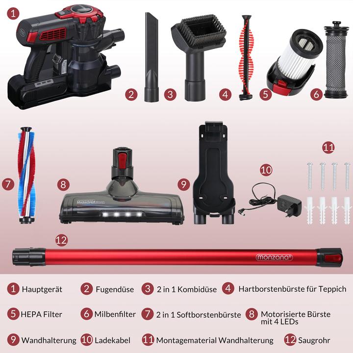 Actual product image Monzana Cordless vacuum cleaner