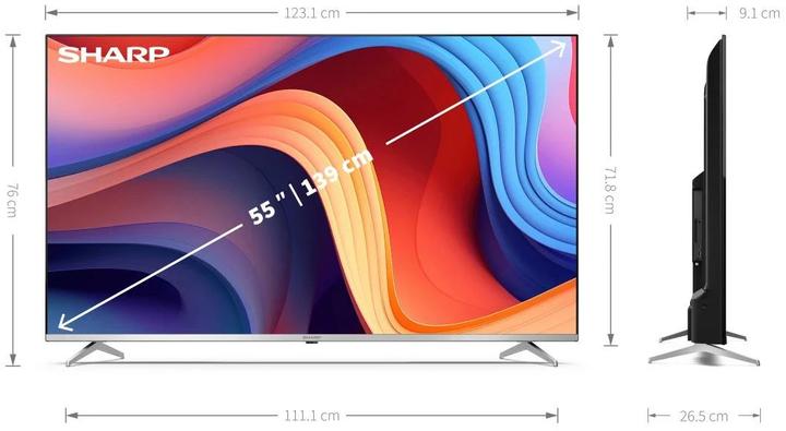Image du produit Sharp 55GP6260E (55", QLED, 4K, 2023)
