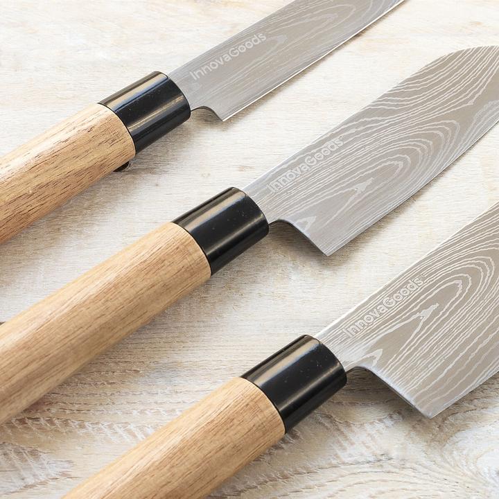 Actual product image TOP Japanese knife set (34 cm)