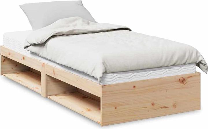 Image du produit VidaXL Lit de jour avec matelas 90x190 cm en pin massif Canapé-lit (90 x 190 cm)
