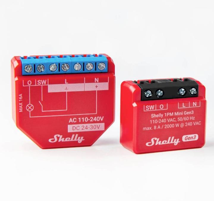 Immagine prodotto Shelly 1PM Mini Gen3 (Attuatore dell'interruttore)