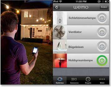Actual product image Belkin WeMo Home Automation Switch for Apple devices
