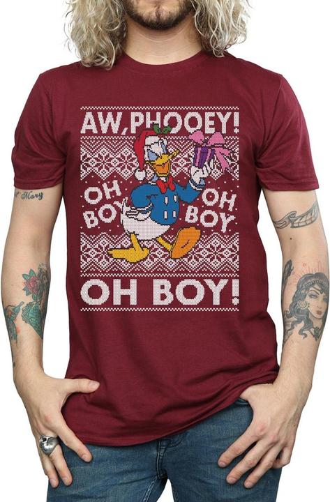Image du produit Disney - T-shirt DONALD DUCK CHRISTMAS FAIR ISLE - Homme (S)