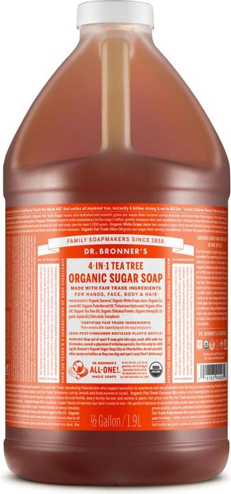 Dr. Bronner's Sugar Soap (Flüssigseife, 1900 ml)