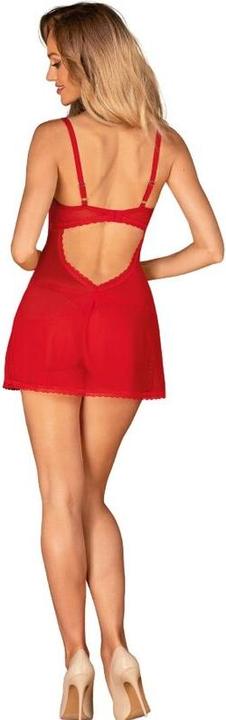 Immagine prodotto Obsessive Babydoll e perizoma Chilisa rosso (S)
