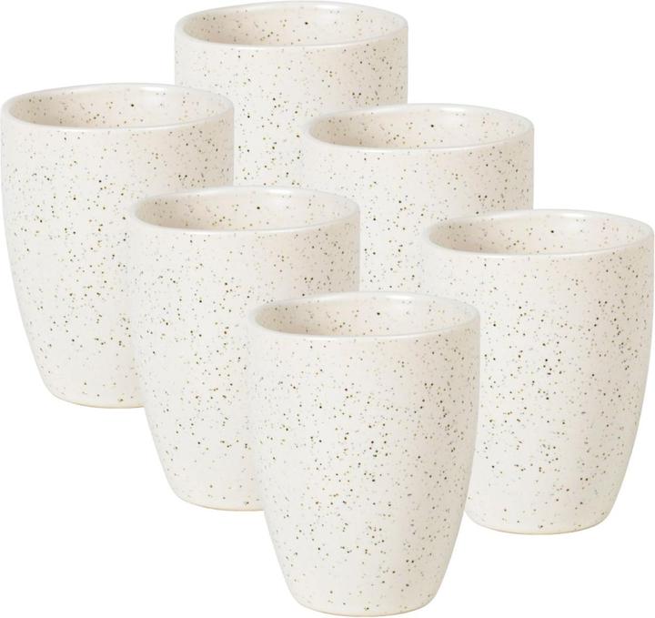Actual product image Broste Copenhagen NORDIC VANILLA Mug without handle 0.25l Set6 (250 ml, 1 x)