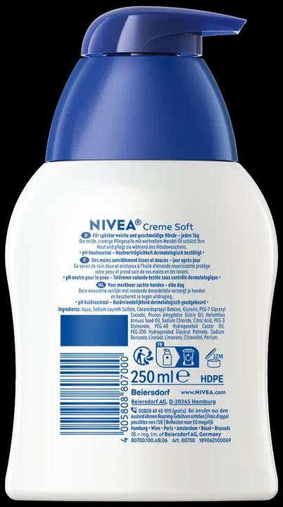 Image du produit NIVEA Creme Soft (Savon liquide, 250 ml)