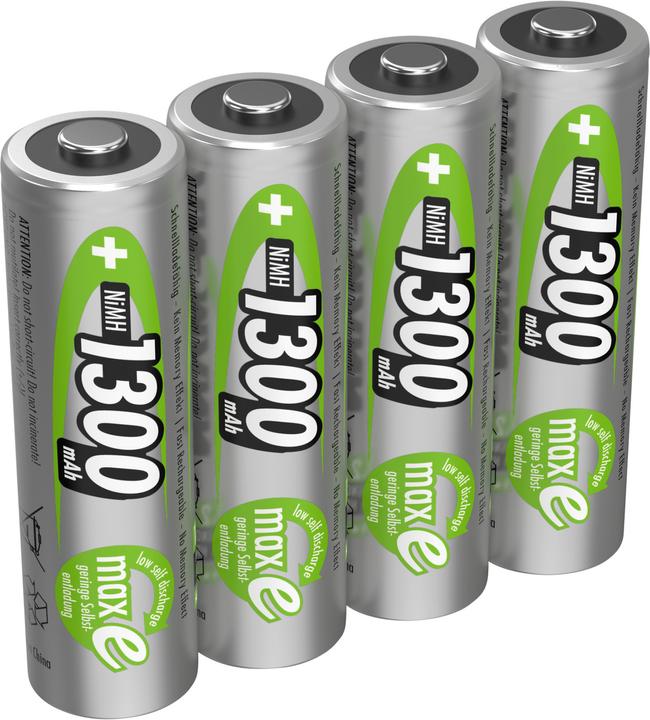 Produktbild Ansmann maxE (4 Stk., AA, 1300 mAh)