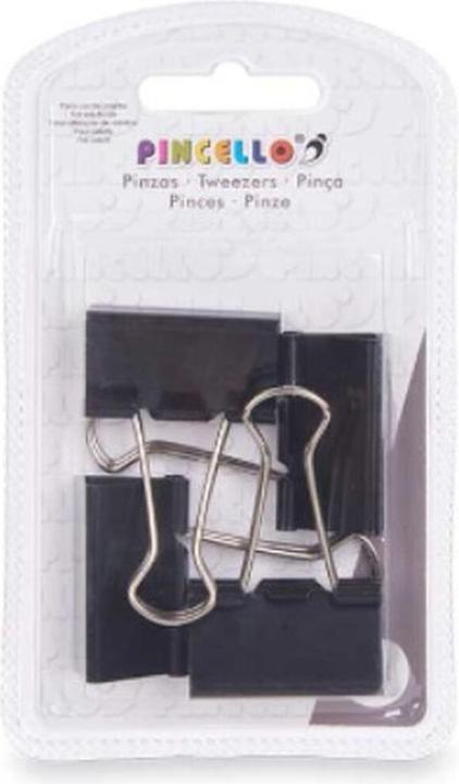 Actual product image Pincello Staples Clip large black metal (24 pieces) (24 x)