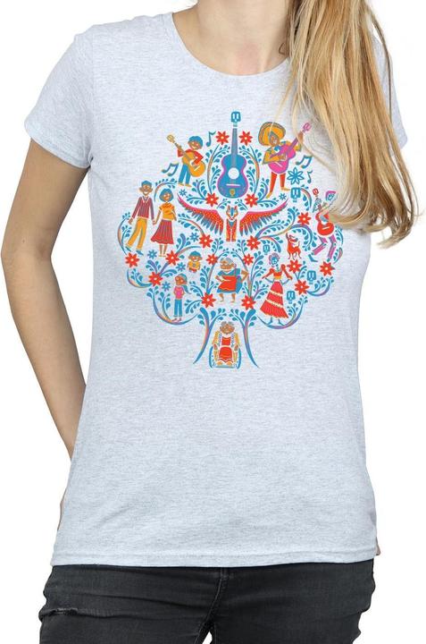 Actual product image Disney Womens/Ladies Coco Tree Pattern Cotton T-Shirt (L)