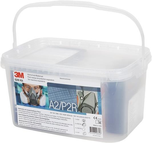3M Protective mask set 6200 Kit/A2/P2 (A2P2, 1 x)