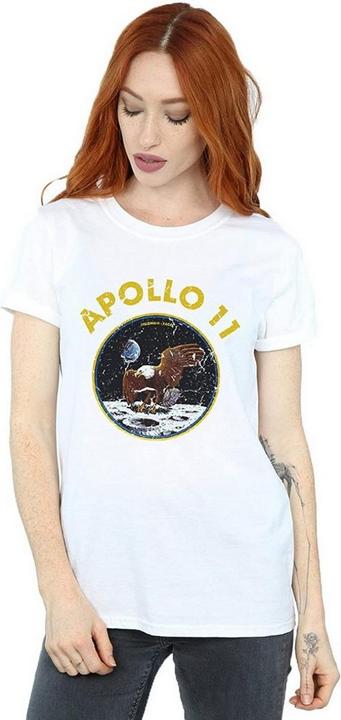 Image du produit Nasa T-shirt classique Apollo 11 en coton pour dames et messieurs (L)