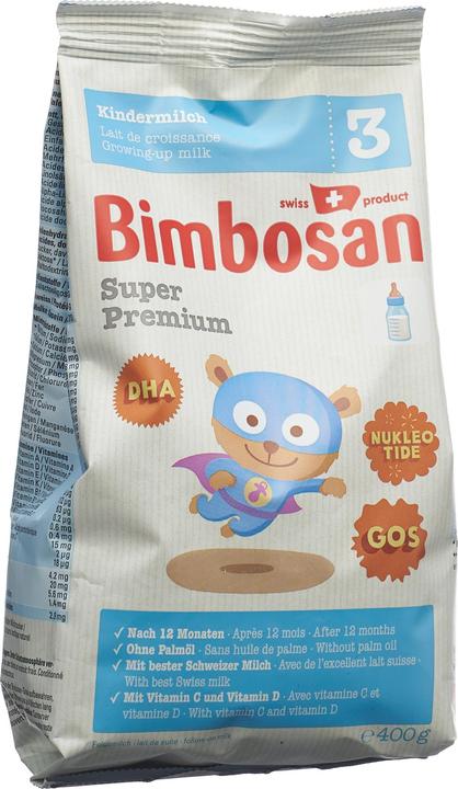 Actual product image Bimbosan Super Premium 3 (400 g, from 12 m.)